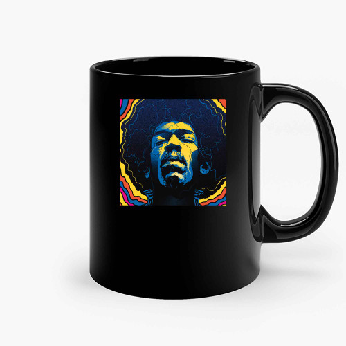 Jimi Hendrix Voodoo Child 2 Ceramic Mugs