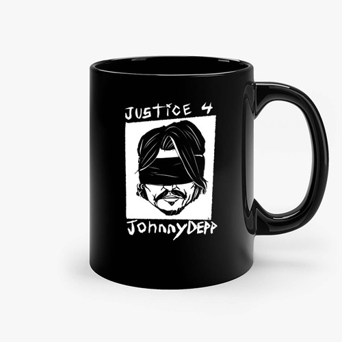Justice For Johnny Depp 2 Ceramic Mugs Justice For Johnny Depp 2 Ceramic Mugs