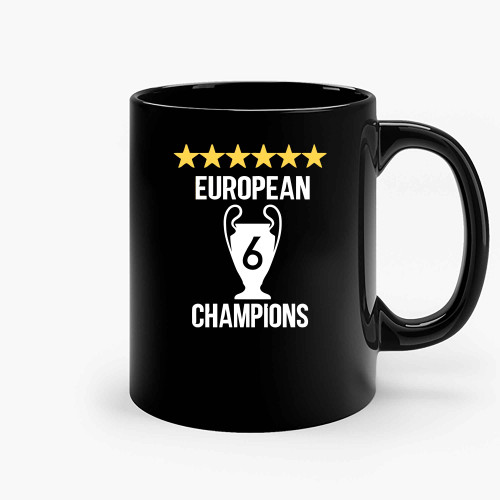 Liverpool Fc 6X European Champions Ceramic Mugs