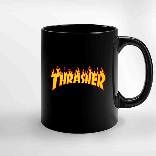 Logo Thrasher Ceramic Mugs
