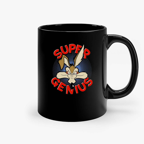 Looney Tunes Wile E. Coyote Super Genius Disney Ceramic Mugs