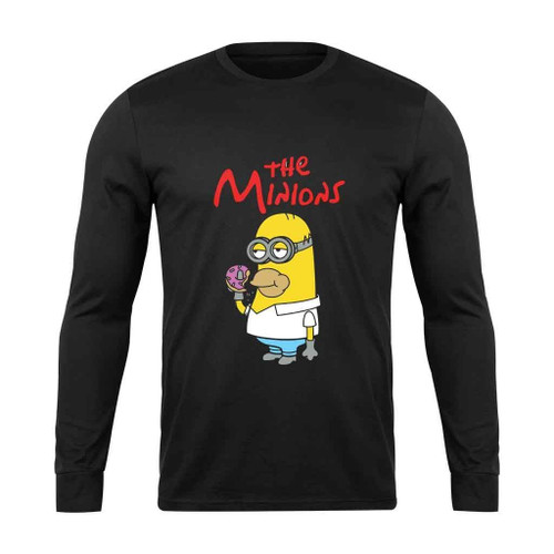 The Minions Parody Of The Simpsons And Minions Funny Long Sleeve T-Shirt