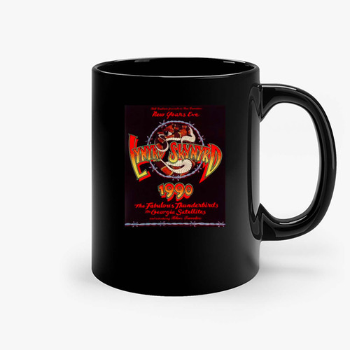 Lynyrd Skynyrd Concer 1990 New Years Eve Ceramic Mugs