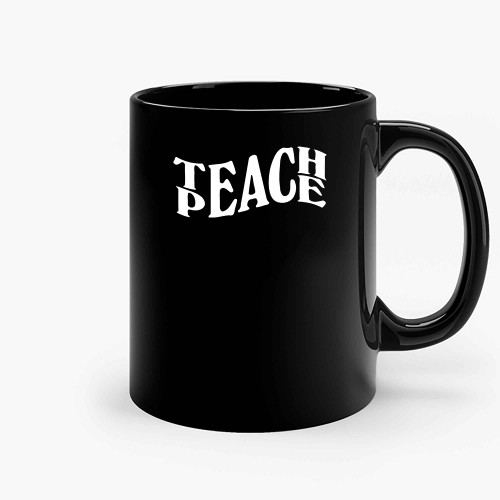 Mac Teach Peace Ceramic Mugs
