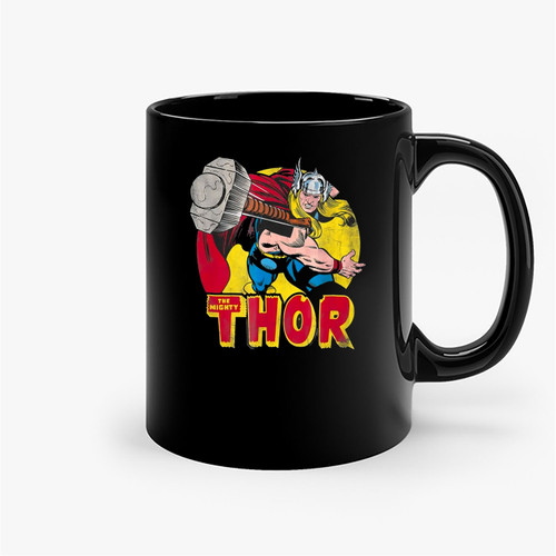 Marvel Mighty Thor Hammer Throw Ceramic Mugs
