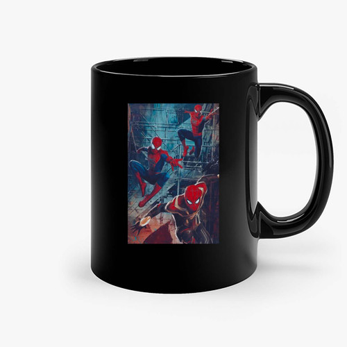 Marvel Spider Man No Way Home Spider Men Jump Ceramic Mugs