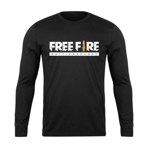 Free Fire Battlegrounds Logo Long Sleeve T-Shirt