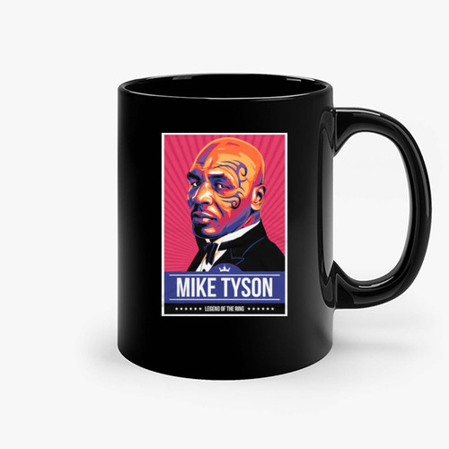 Mike Tyson Legend Of The Ring Boxing Legend Ceramic Mugs