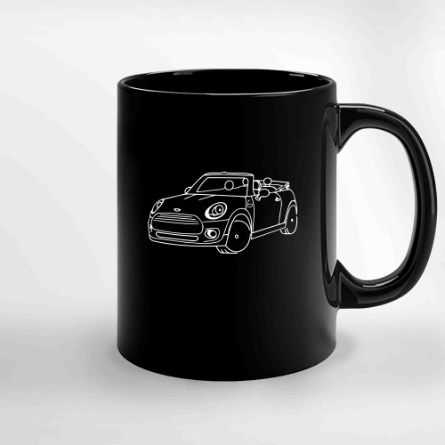 Mini Cooper Convertible Ceramic Mugs