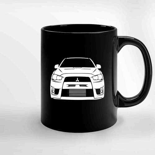 Mitsubishi Evo X Car Ceramic Mugs