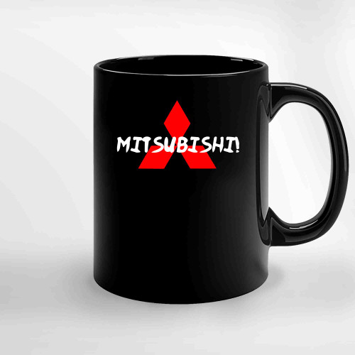 Mitsubishi Vneck Ceramic Mugs