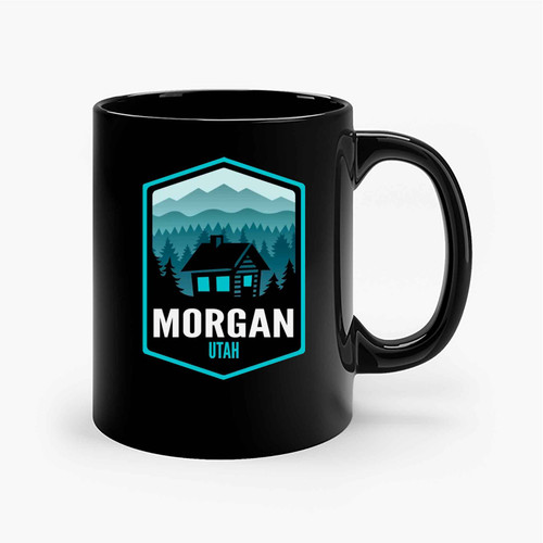 Morgan Utah Mountain Town Cabin Ceramic Mugs