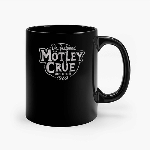 Motley Crue Dr Feel Good World Tour 1989 Ceramic Mugs