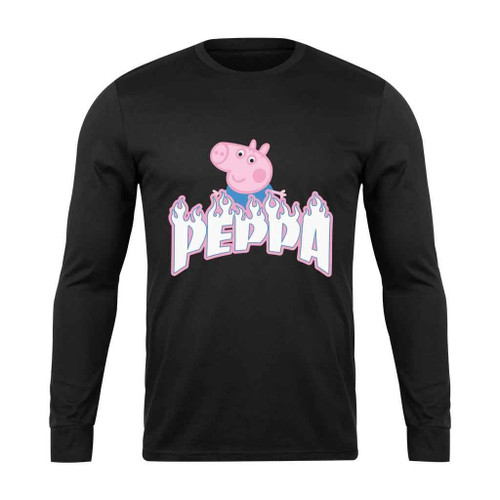 Peppa Thrasher Parody Long Sleeve T-Shirt
