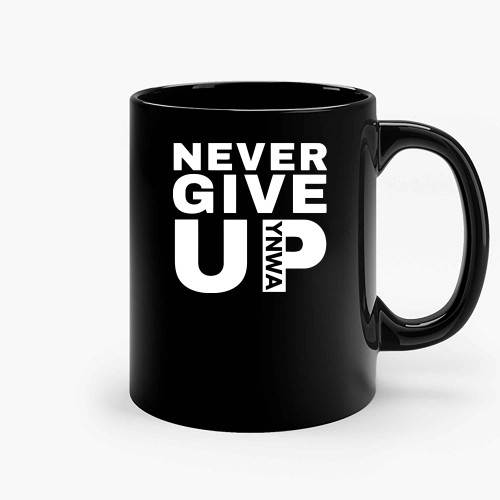 Never Give Up Ynwa Liverpool Fc Ceramic Mugs