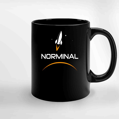 Norminal Nominal Joke Space Exploration Ceramic Mugs