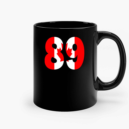 Number 89 With Canadian Flag Ceramic Mugs