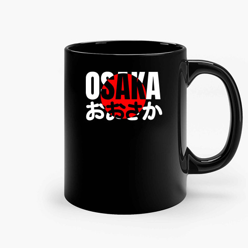 Osaka Japan Flag Ceramic Mugs