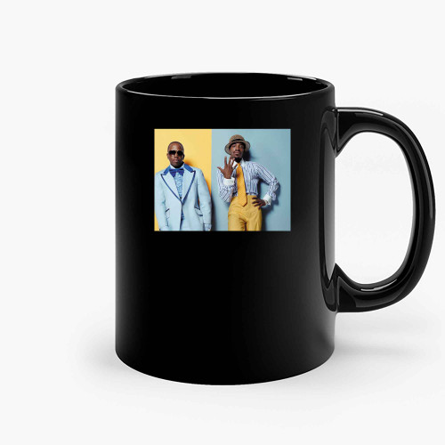 Outkast Blue And Yellow Ceramic Mugs