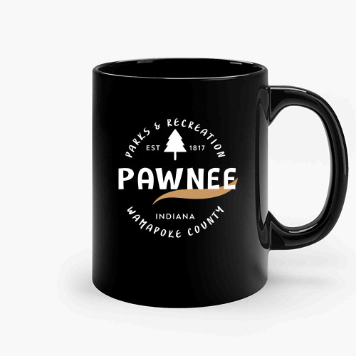 Pawnee Indiana Wamapoke County Ceramic Mugs
