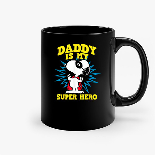 Peanuts Snoopy Fathers Day Super Hero Ceramic Mugs