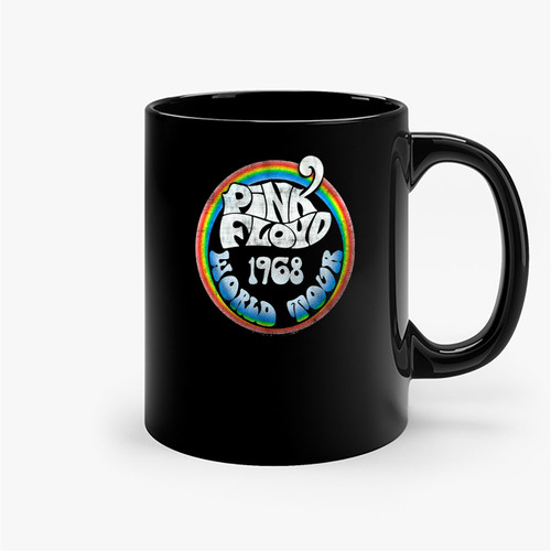 Pink Floyd Rainbow World Tour 1968 Ceramic Mugs Pink Floyd Rainbow World Tour 1968 Ceramic Mugs