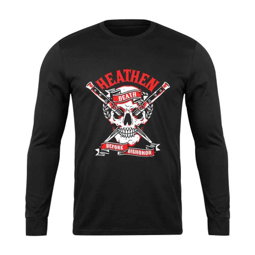 Heathen Death Before Dishonor Long Sleeve T-Shirt