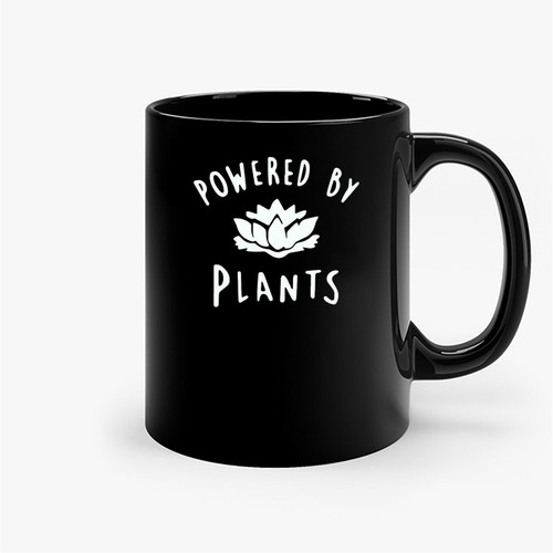 Powered By Plants Vegan Vegetarian Ceramic Mugs