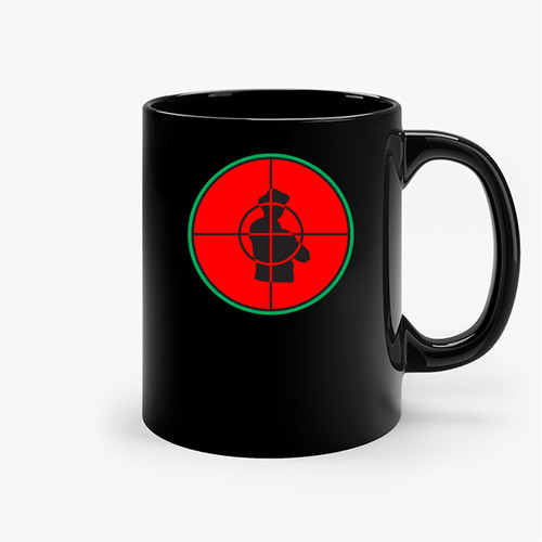 Public Enemy Red And Green Target Logo Ceramic Mugs