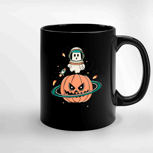 Pumpkin Planet Ceramic Mugs