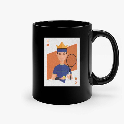 Rafael Nadal The King Of Clay Tennis Ceramic Mugs