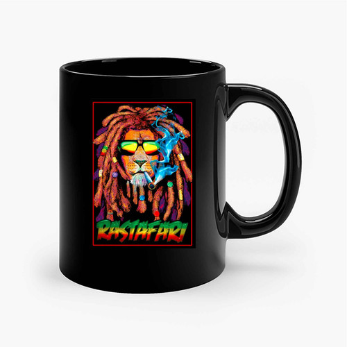 Rastafari Lion Marijuana Bob Marley Ceramic Mugs