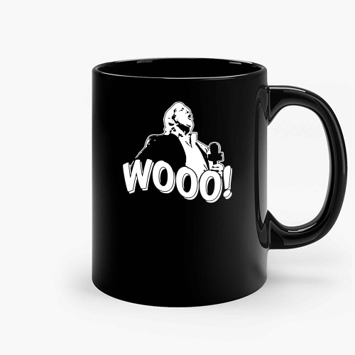 Ric Flair Funny Wrestling Wooo Woo Rally Cry Ceramic Mugs