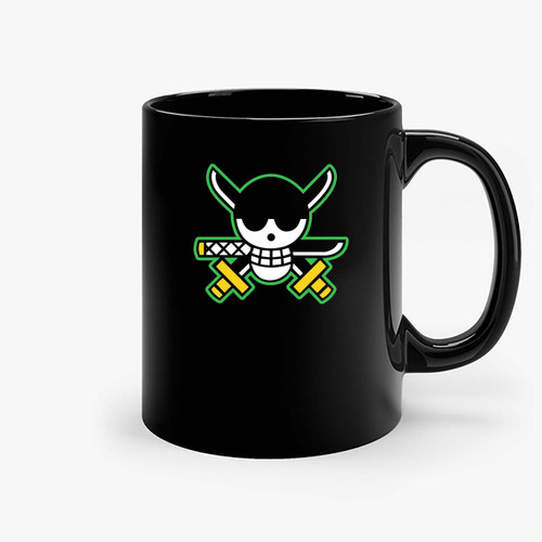 Roronoa Zoro Pirates Logo Ceramic Mugs