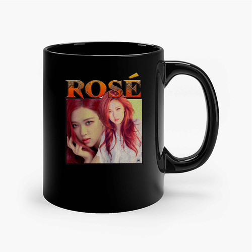 Rose Blackpink Raptee Ceramic Mugs
