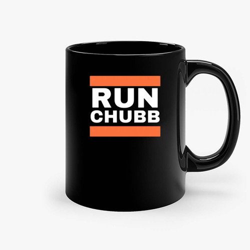 Run Chubb Cleveland Browns Nick Chubb Ceramic Mugs