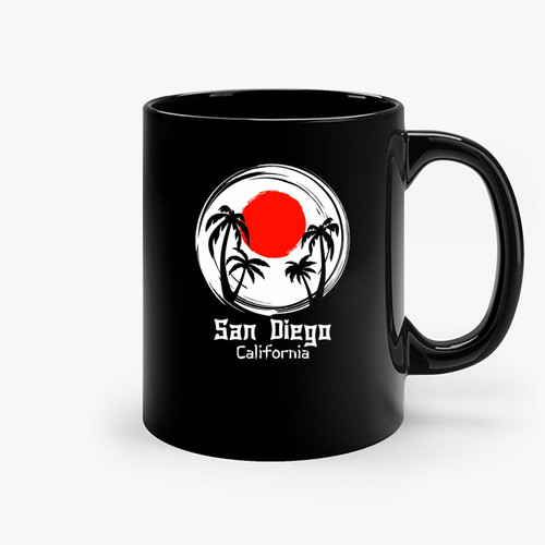 San Diego California 2 Ceramic Mugs