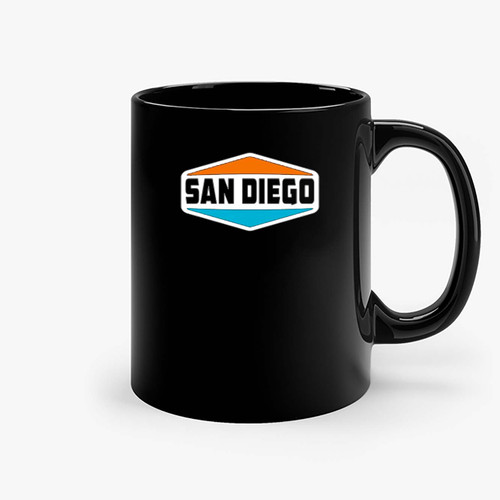 San Diego California 3 Ceramic Mugs