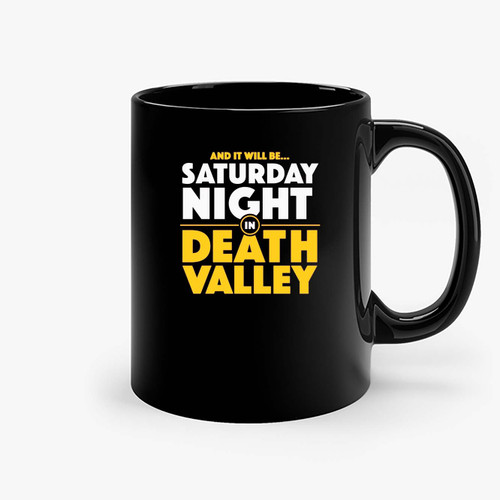 Saturday Night In Death Valley Louisiana Football Gameday Ceramic Mugs