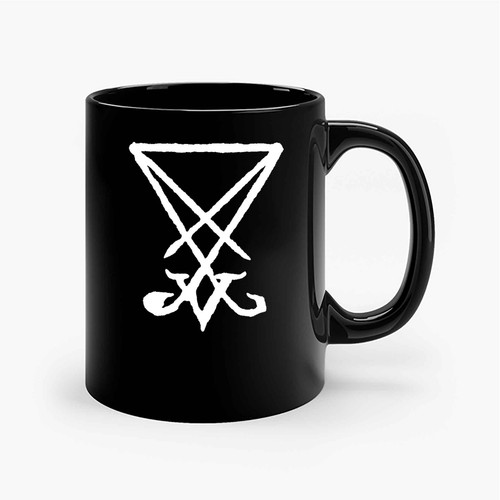 Sigil Of Lucifer Punk Occult Gothic Evil Satan Ceramic Mugs