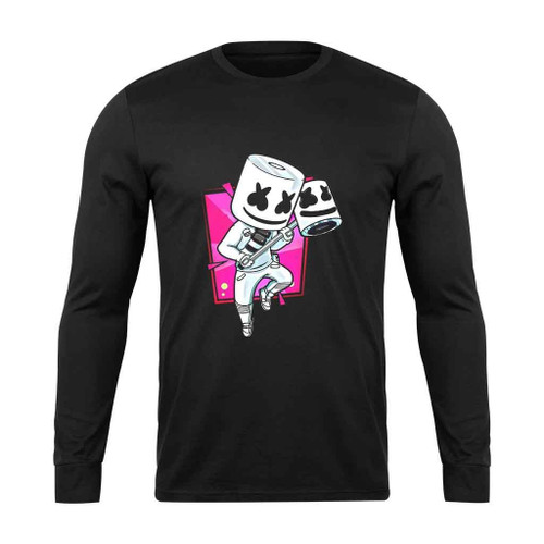 Marshmello Fortnite Hammer Long Sleeve T-Shirt