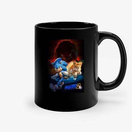 Sonic The Hedgehog 2 Movie Fan Ceramic Mugs