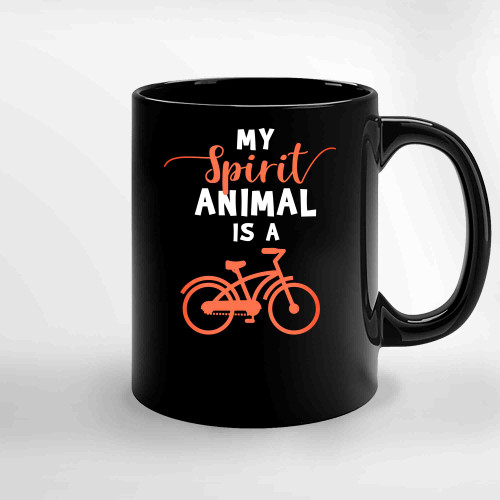 Spirit Animal Funny Cycling Gifts Cycling Novelty Gifts Ceramic Mugs