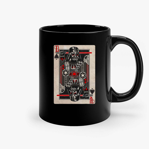 Star Wars Darth Vader King Of Spades Graphic Ceramic Mugs