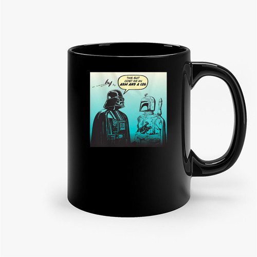 Star Wars Funny Darth Vader And Boba Fett Comic Ceramic Mugs