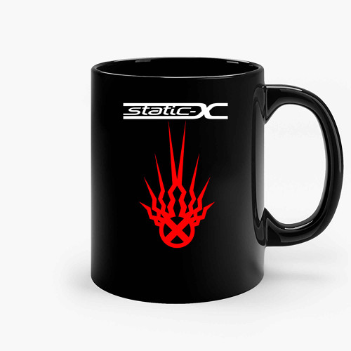 Static X Logo Rock Band Ceramic Mugs