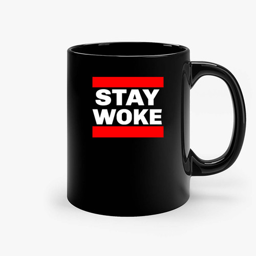 Stay Woke Run Dmc Ceramic Mugs
