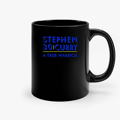 Stephen Curry 39 A True Warrior Ceramic Mugs