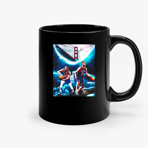 Stephen Curry And Klay Thompson Nba Fan Ceramic Mugs Stephen Curry And Klay Thompson Nba Fan Ceramic Mugs