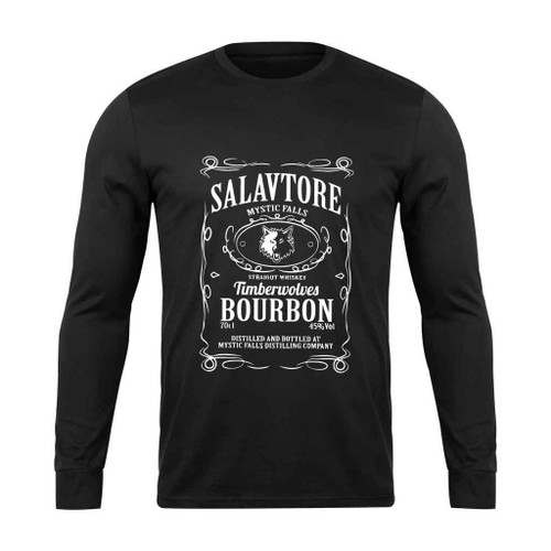 Salvatore Bourbon Vampire Diaries Long Sleeve T-Shirt